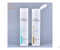 The Best Design Custom Printed 300ml 10oz Size Matte Hdpe Plastic Shampoo Bottle With Flip Cap