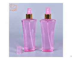 Luxury 8 Oz Pet Plastic Fine Body Mist Spray Bottle With Premium Aluminum Collar Sprayer