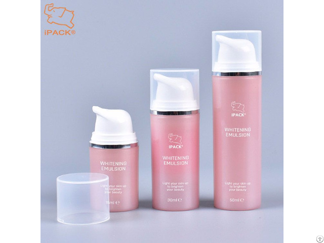 Luxury 15ml 30ml 50ml Plastic Airless Pump Lotion Bottle For Cosmetic Packaging