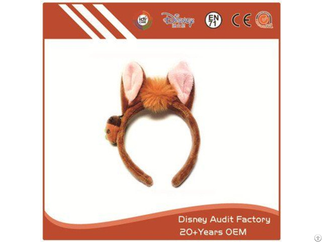 Plush Fox Ears Animal Hair Band