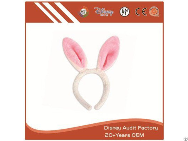 Plush Short Fiber Rabbit Modeling Headband