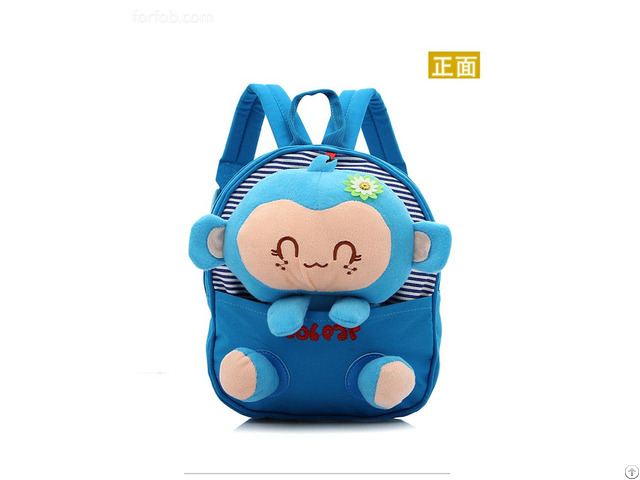 Hot Selling Kids Soft Cartoon Baby Backpack Animal Image School Bag