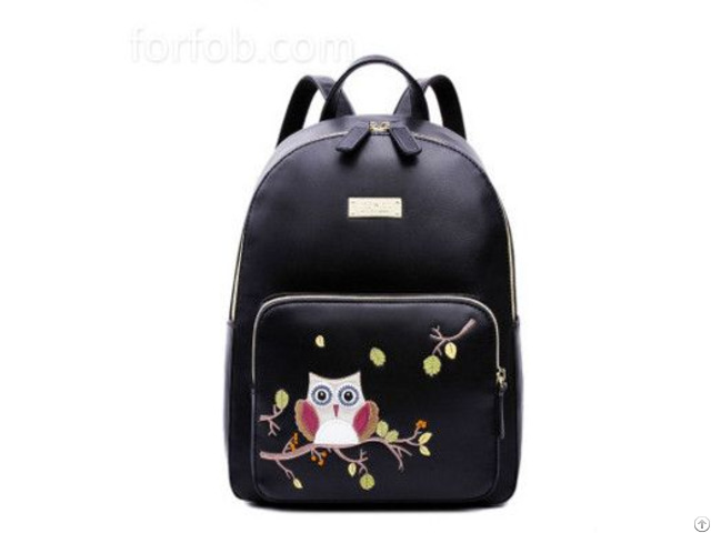 Mini Custom Designer Women Pu Leather Fashion Backpack Bag
