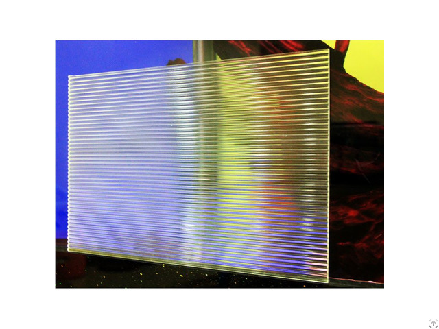 Clear Linear Textured Acrylic Sheet