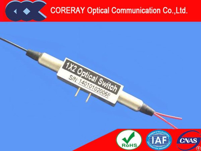 Mini 1x2 Fiber Optical Switch For Military Communication