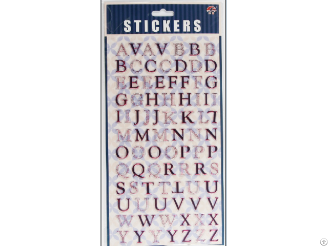 Tcc Embossed Stamped Alphate Sticker