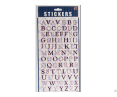 Tcc Embossed Stamped Alphate Sticker