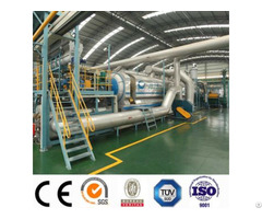 Industrial Continuous Scrap Tyre Pyolysis Production Line