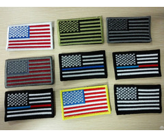 Customized Embroidery Usa National Flag Patch