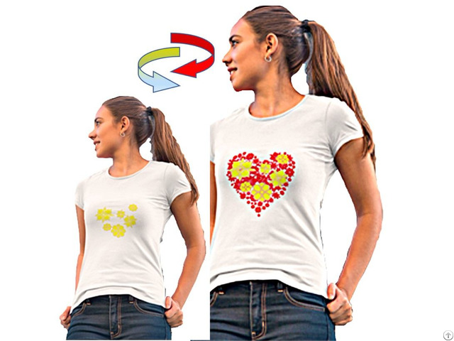 Color Changing Women White T Shirt