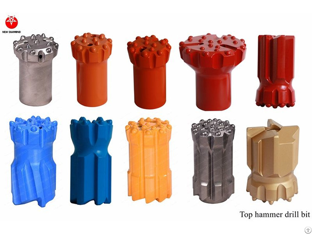 Top Hammer Drilling Tools Threaded Retract Button Bits