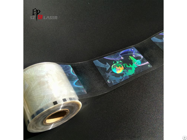 Security Holographic Laminate Patch For Card