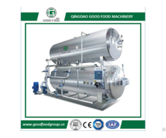 Water Immersion Steam Rotary Retort Sterilizer