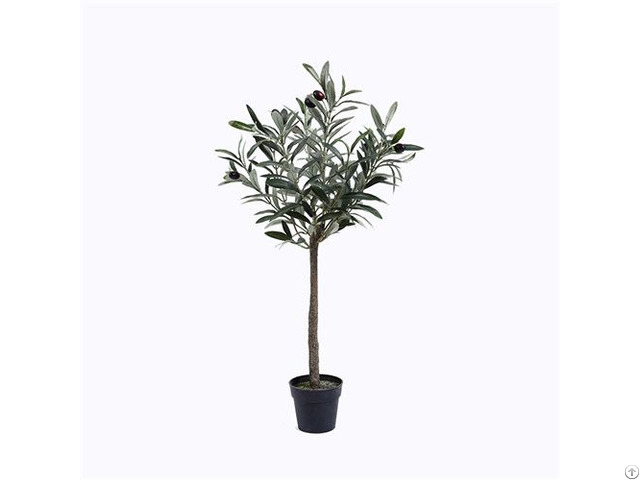 Silk Potted Olive Tree