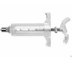 Veterinary Plastic Steel Syringe Tpx