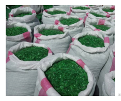 Pet Bottle Grade Flakes Green Color