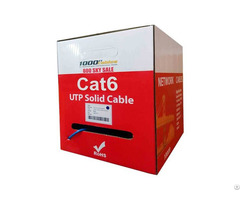 1000ft Cat6 Plenum Pure Copper Ul Listed Ethernet Cable