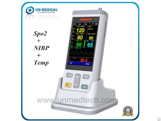 Vital Sign Monitor Handheld Pulse Oximeter With Spo2 Nibp Temp