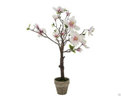 Artificial Flowering Magnolia Tree