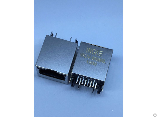 Si 46001 F 1 Port Magnetic Rj45 Connectors Through Hole 10 100 Base T Automdix