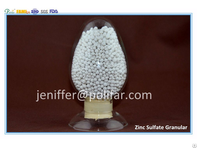 Zinc Sulphate Monohydrate 33 Percent Granule Feed Grade