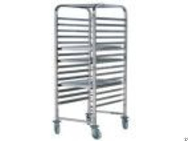 Stainless Steel Single Line Cake Cart