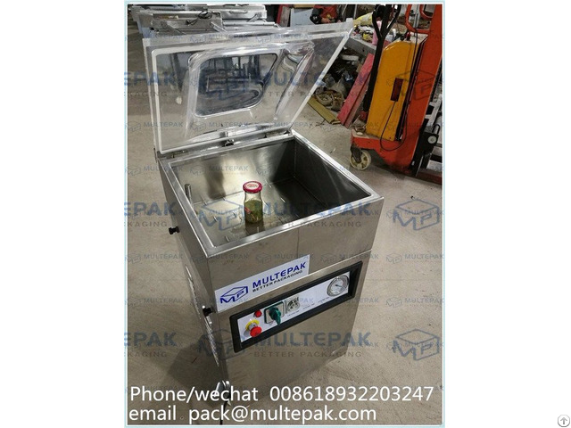 Multepak Glass Jar Vacuum Packing Machine