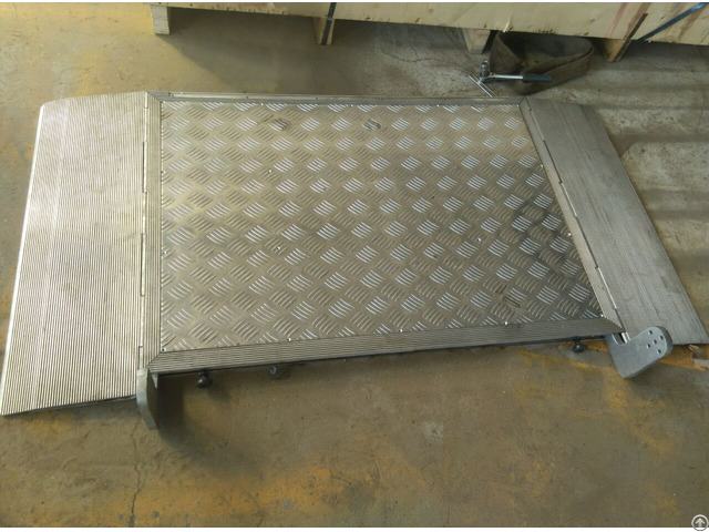 Portable Aluminum Monolithic Ramp Plate