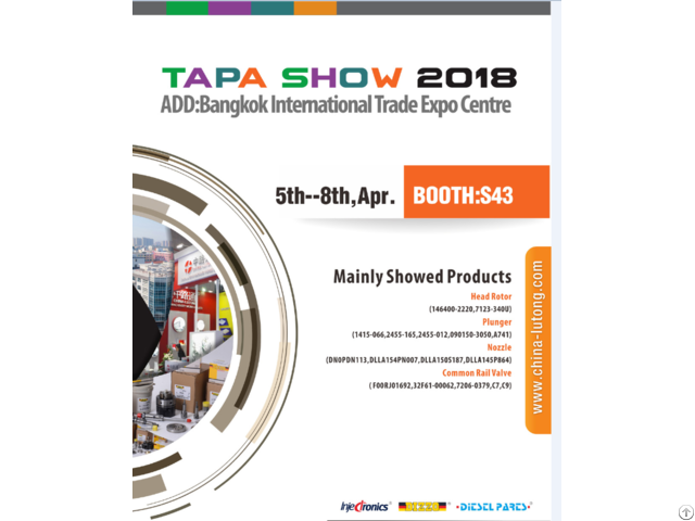 The 8th Thailand Auto Parts And Accessories 2018 From China Lutong