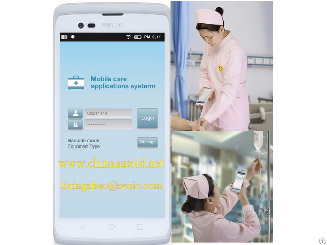 Handheld Industrial Pda With Barcode Scanning Function For Health Care Autoid Cruise