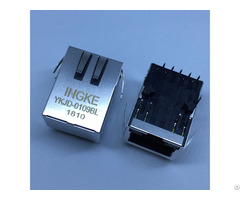 Ingke Ykjd 0109bl 100 Percent Cross 7499211122a Through Hole Magnetic Rj45 Connectors