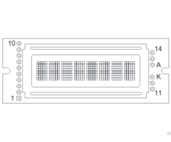 Monochrome Lcm Character Type Plc0801bw