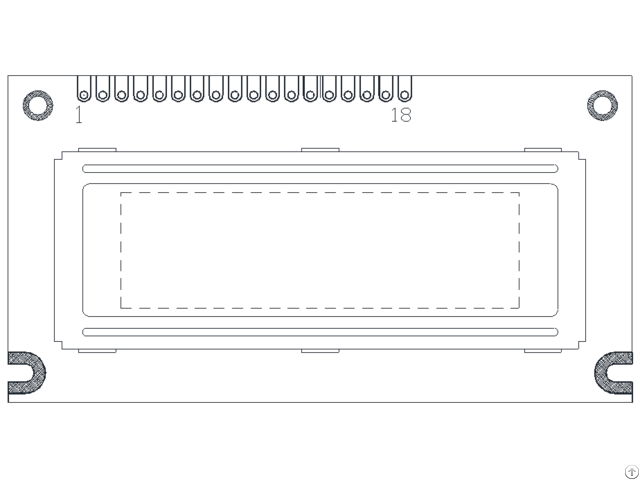 Monochrome Lcm Graphic Type Plg1203bw