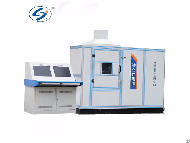 Li Ion Battery Safety Performance Crushing Squeezing Tester