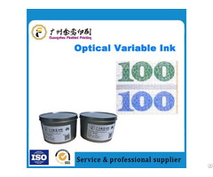 High Performance Optically Variable Ink For Screen Printing