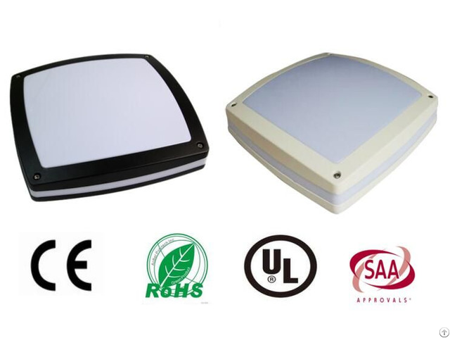 Square Led Bulkhead Wall Light 20w Corrosion Proof Ip65 Ik10 Impact Resistance