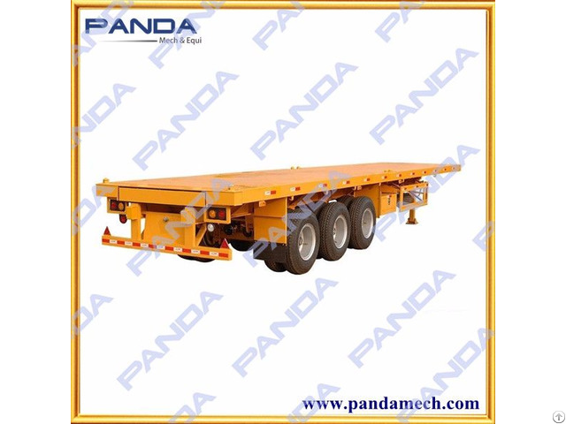 Panda 3 Axles 40ft Flatbed Trailer For Sale