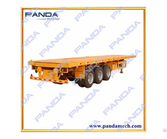 Panda 3 Axles 40ft Flatbed Trailer For Sale