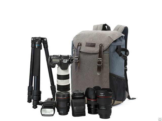 Camera Backpack 15 6 Laptop Compartment And Waterproof Rain Cover