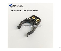 Black Iso30 Tool Clips Din69871 Sk30 Toolgrippers For Atc Hsd Spindle