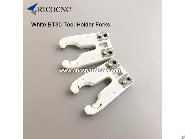 White Bt30 Tool Changer Grippers Toolholder Clips