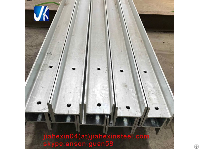 Structural Carbon Steel Galvanized Universal I H Shape Column Beam For Solar Mounting