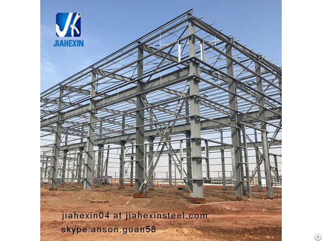 Hot Dip Galvanized Pre Engineering Prefab Steel Structure