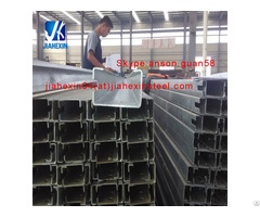Galvanized Carbon Steel C Lip Channel Purlin