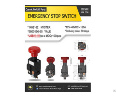 Cosmic Forklift Parts On Sale 334 Emergency Stop Switch