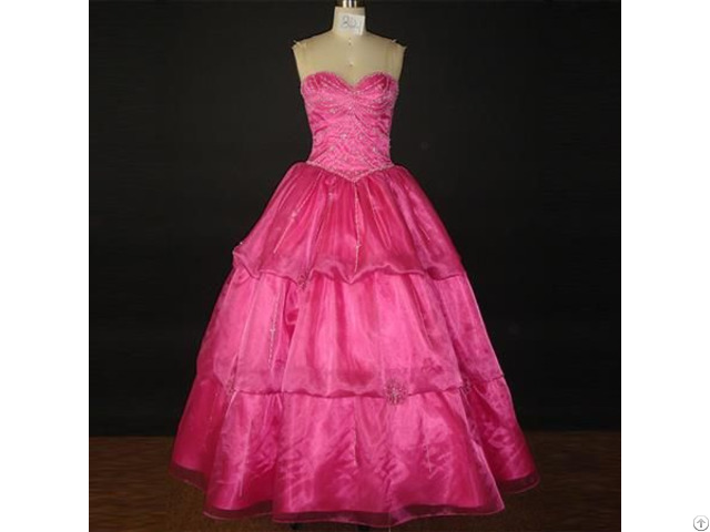 Quinceanera Dress Beaded Ball Gown For Formal Evening