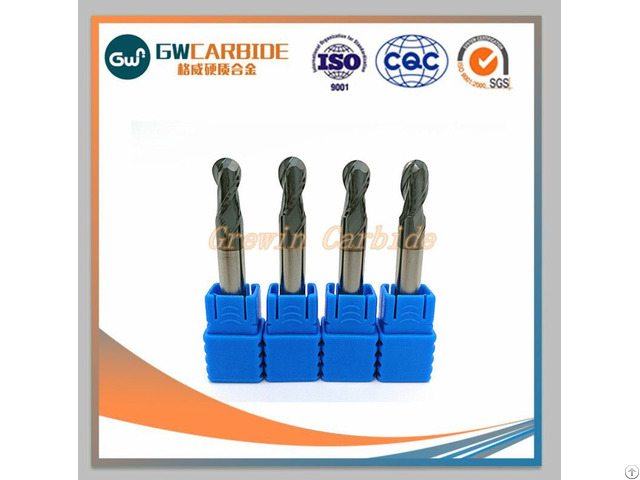 Manufacture Tungsten Carbide 2 4 Flutes Square Ball Nose End Mills