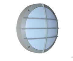 Round Led Wall Light 20w Waterproof Moisture Proof Grey Housing Ik10