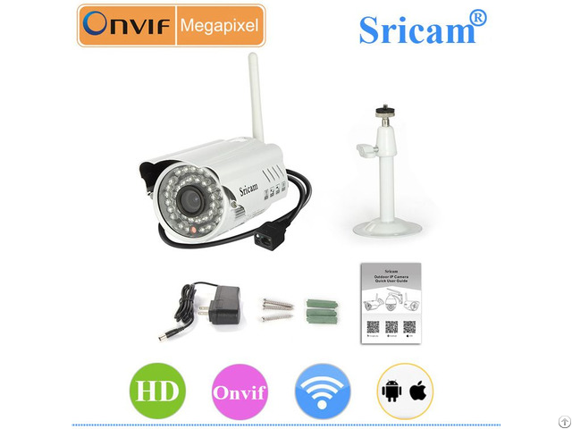Sricam Sp014 P2p 720p Onvif Wireless Outdoor Ip Camera