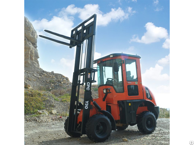 Three Ton Rough Terrain Diesel Forklift Truck